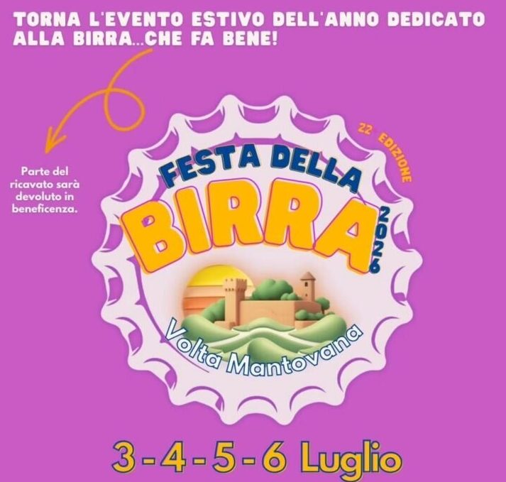 Locandina Festa della birra Volta Mantovana