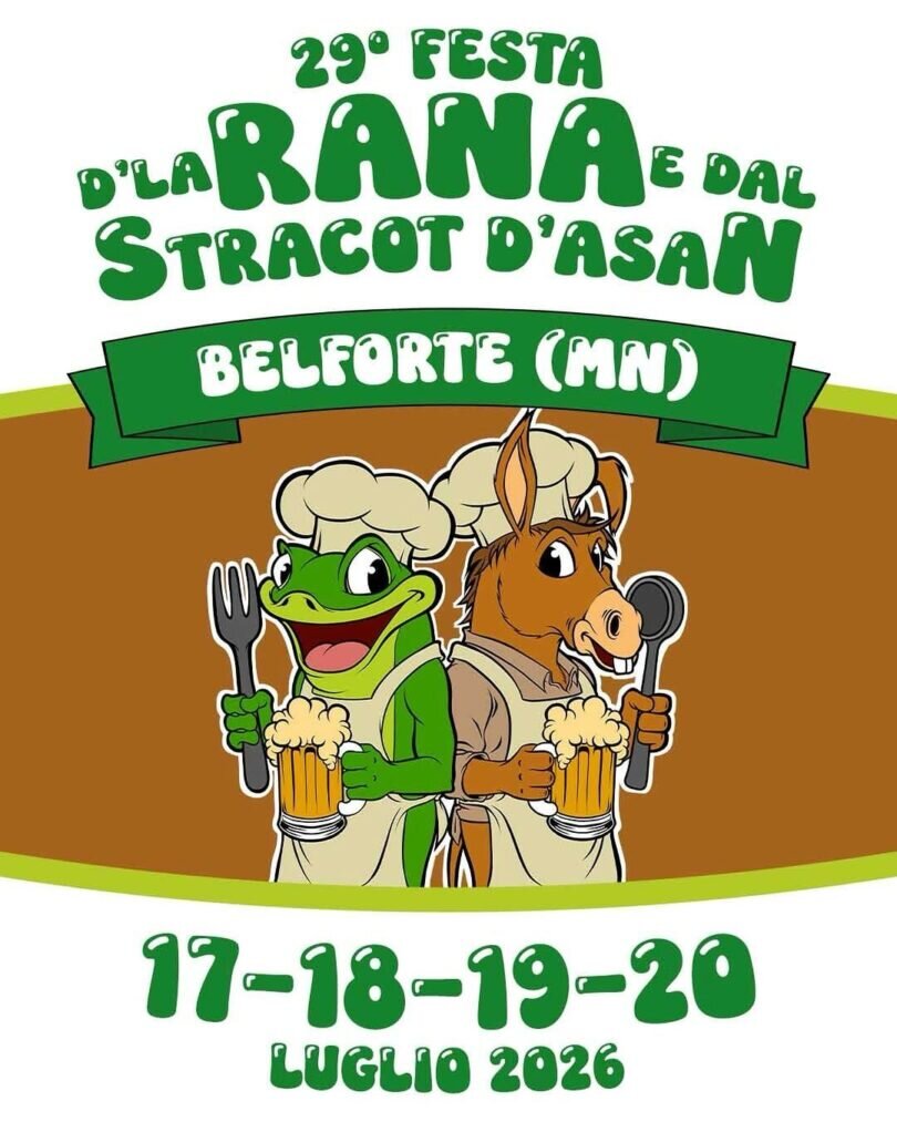 Locandina Festa della Rana e dal Stracot d’Asan