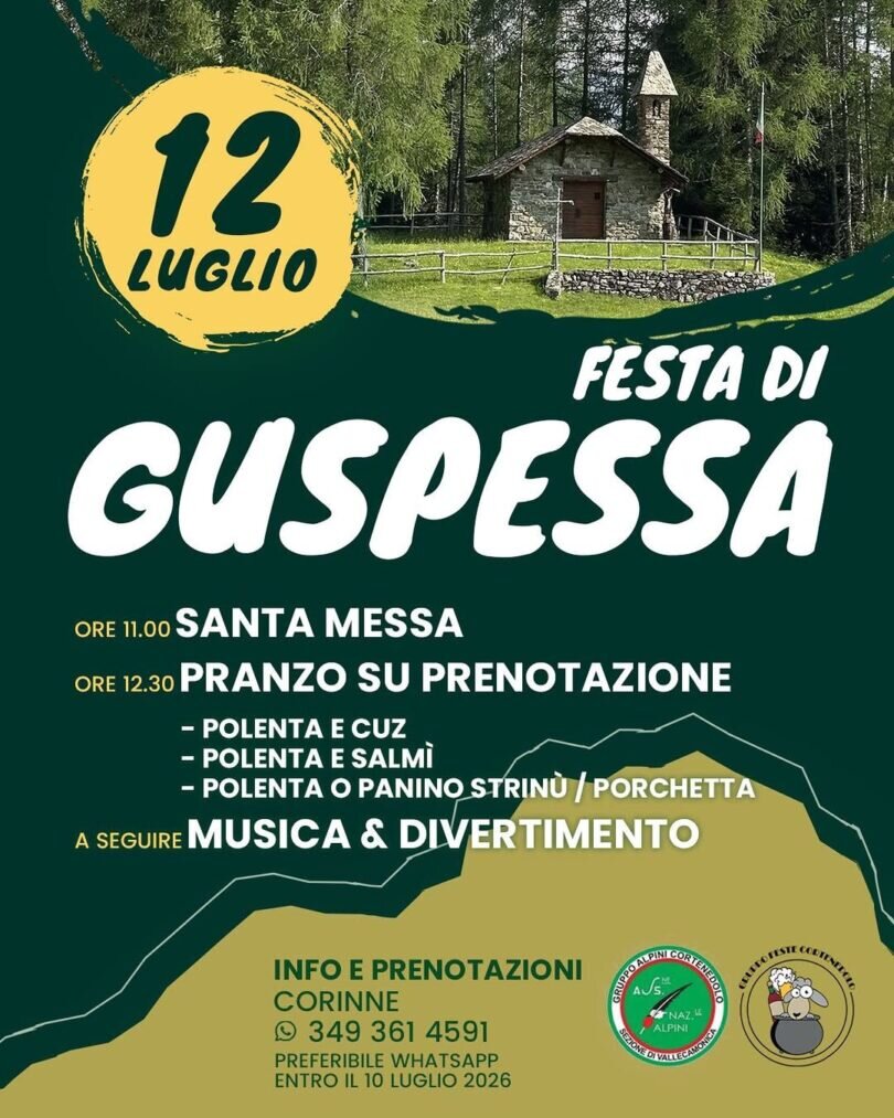 Locandina Festa di Guspessa
