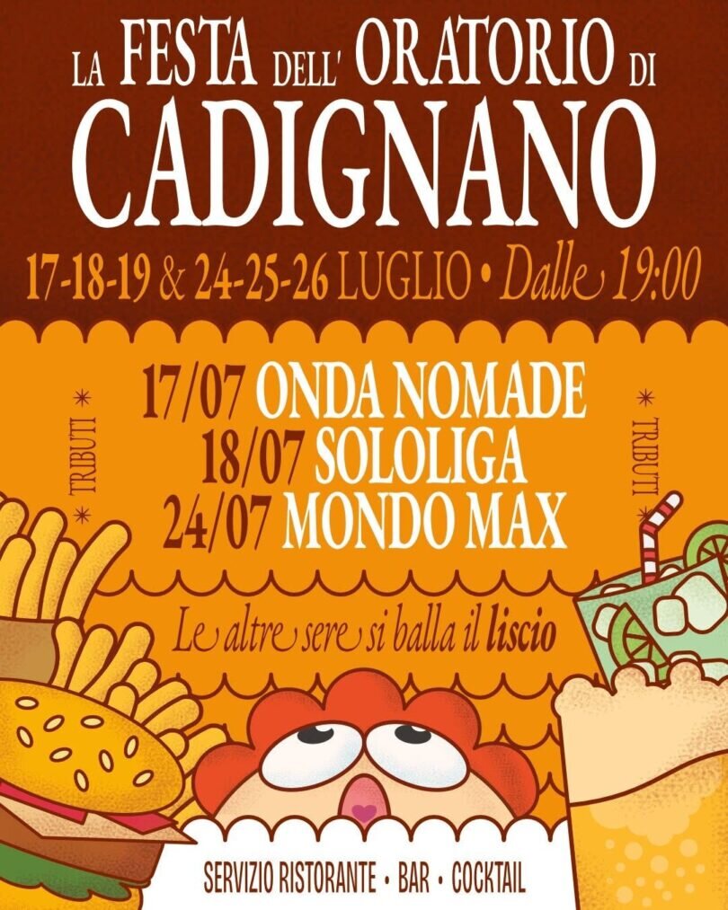 Locandina Festa Oratorio Cadignano