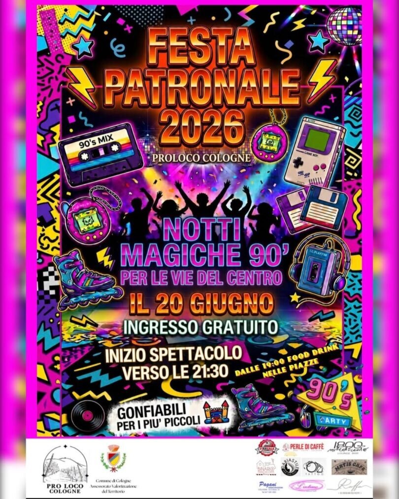 Locandina Festa Patronale di Cologne