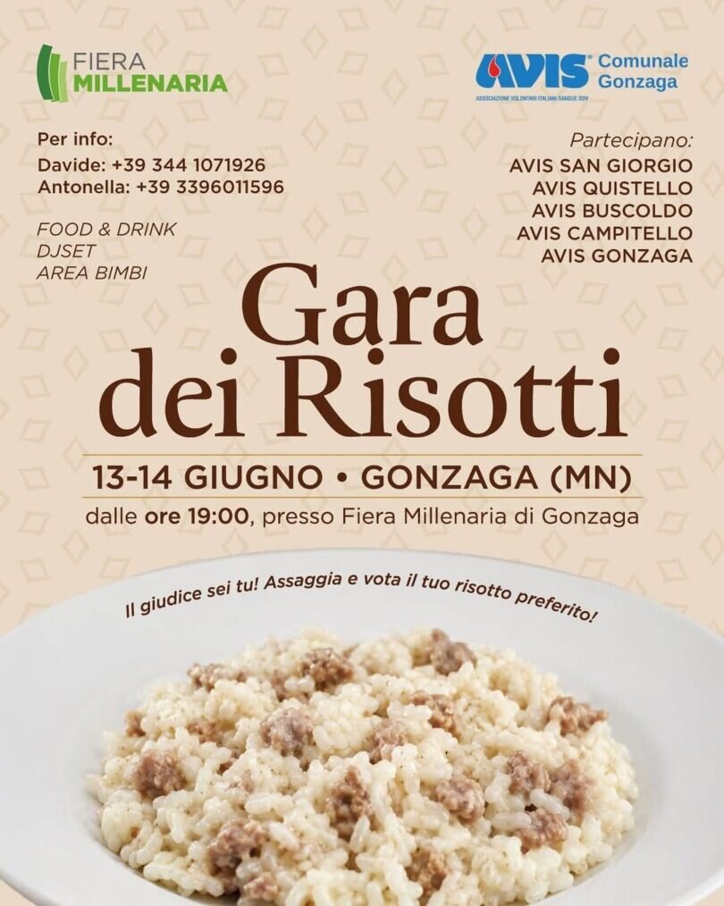 Locandina Gara dei Risotti