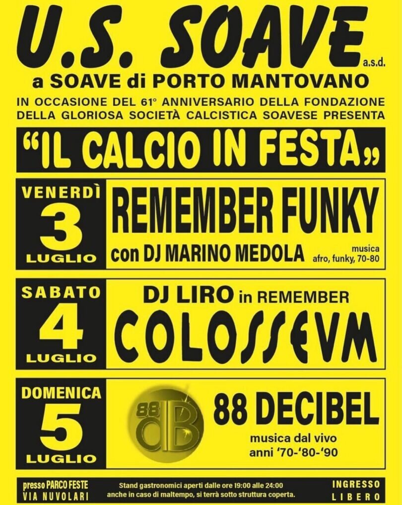Locandina Il Calcio in Festa
