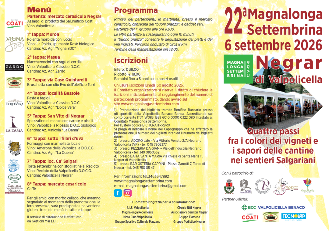 Locandina Magnalonga settembrina