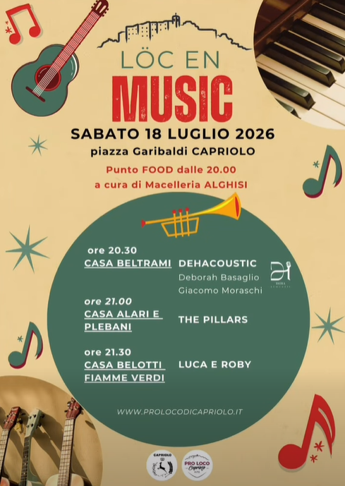 Locandina Löc en music a Capriolo