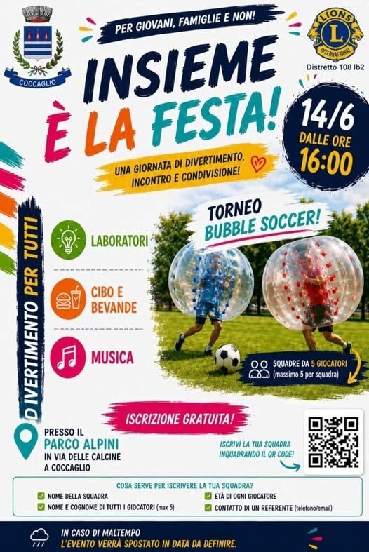 Locandina Insieme è la festa