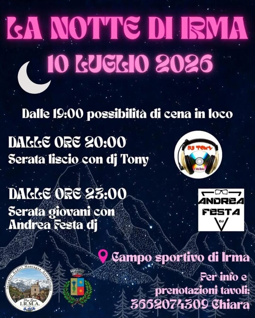 Locandina La notte di Irma