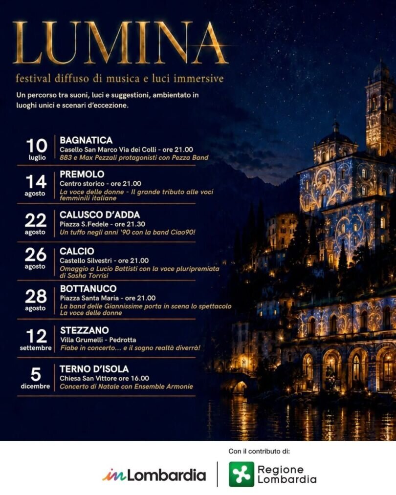Locandina Lumina: Festival diffuso