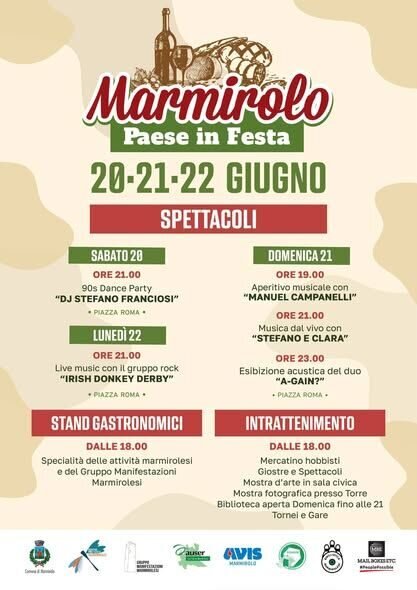 Locandina Marmirolo paese in festa