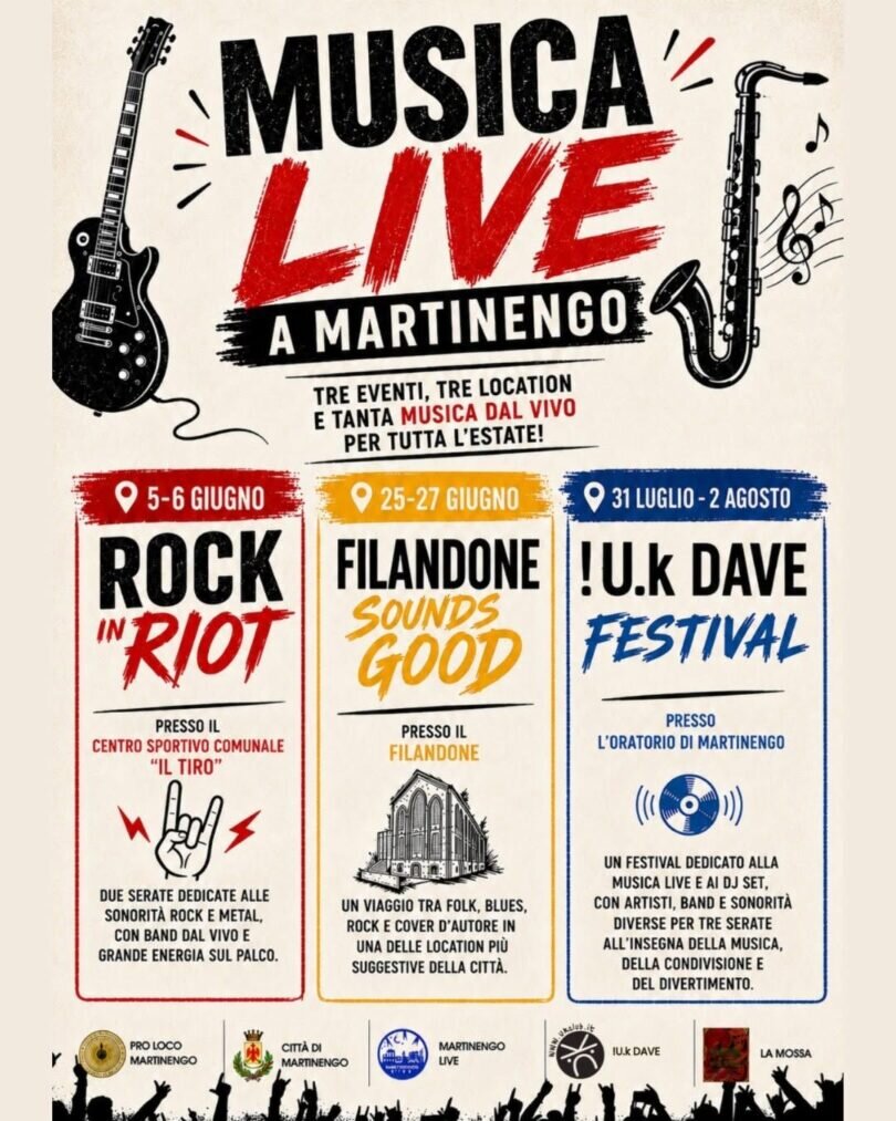 Locandina Musica Live a Martinengo