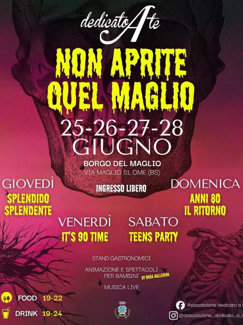 Locandina Non aprite quel maglio