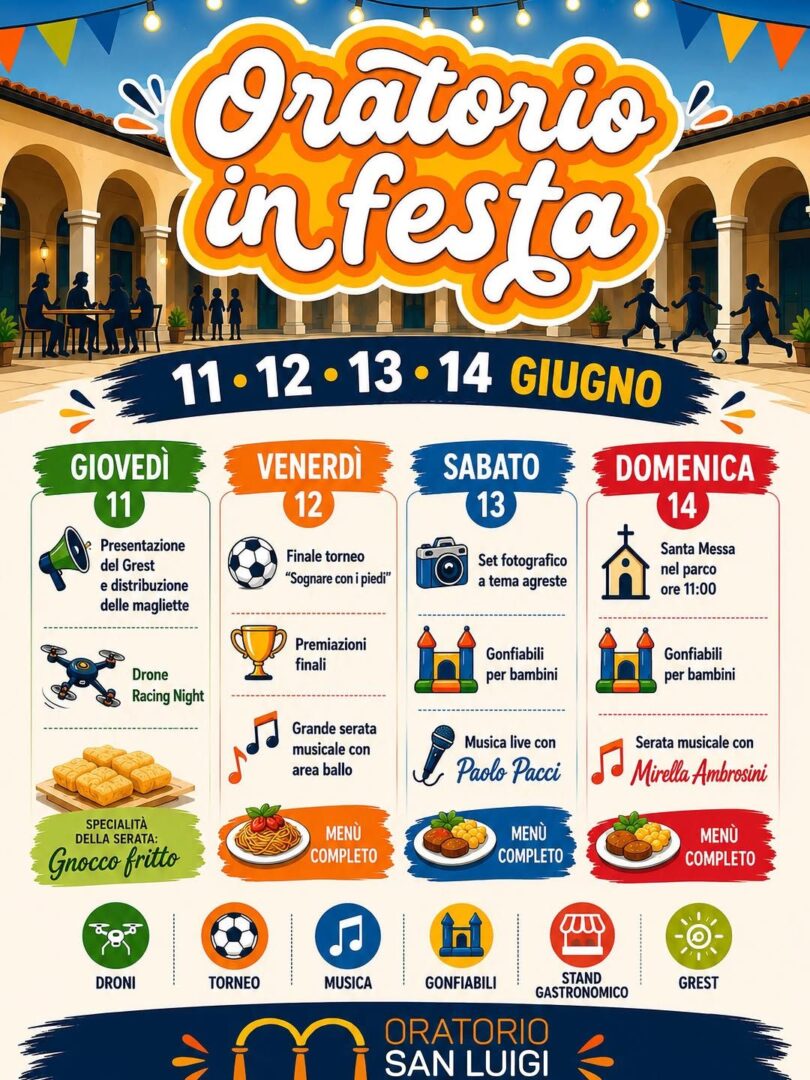 Locandina Oratorio in festa