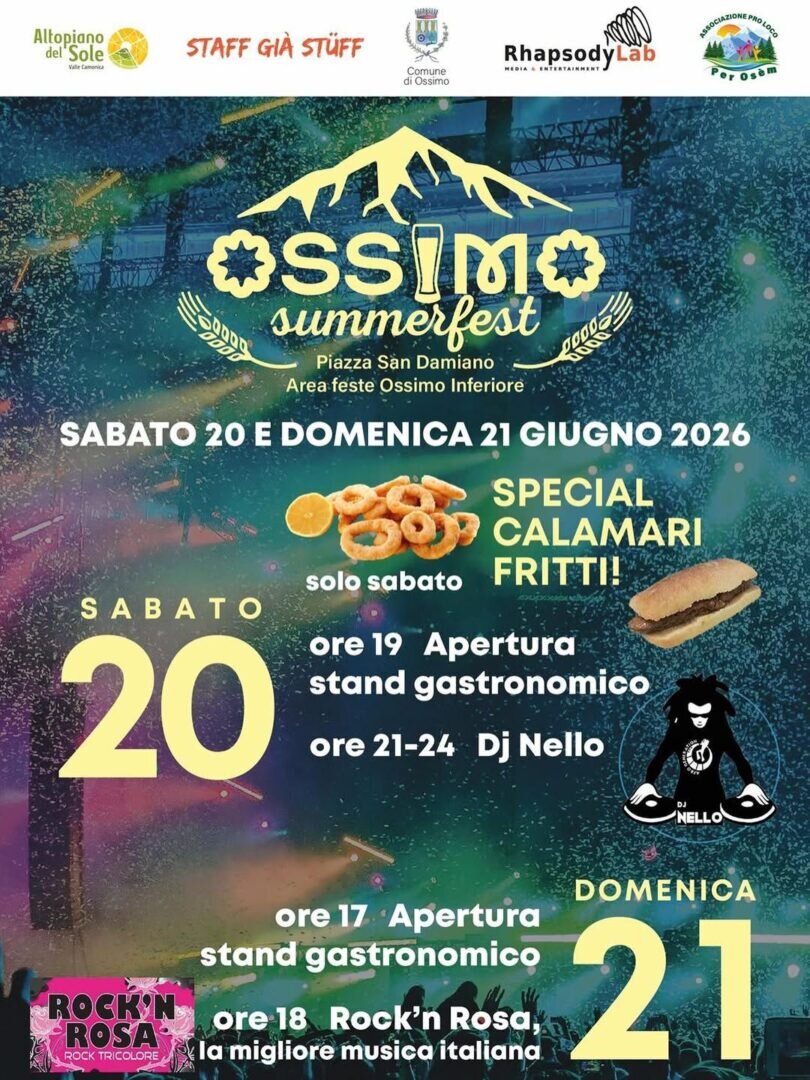Locandina Ossimo Summer Fest