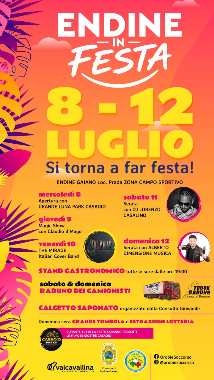 Locandina Endine in festa