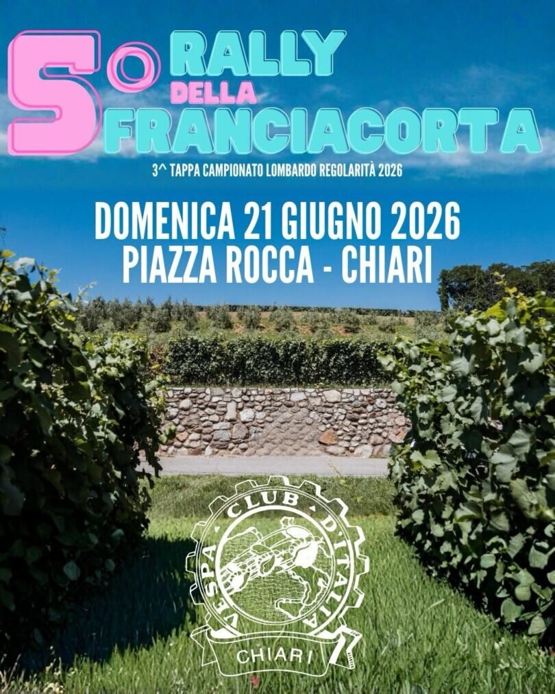 Locandina Rally della franciacorta