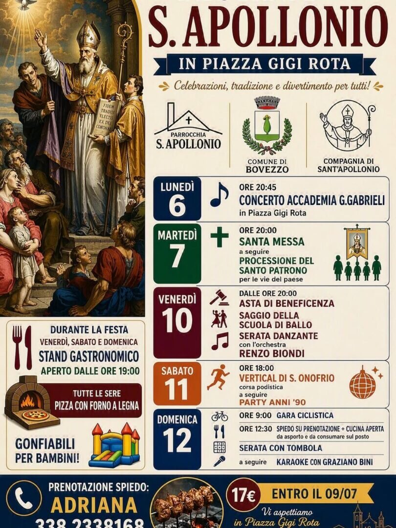 Locandina S. Apollonio in Piazza
