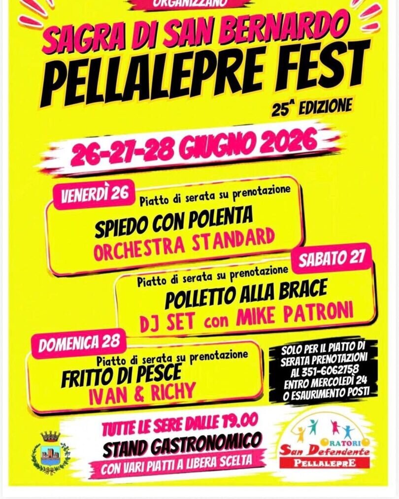 Locandina Sagra di san bernardo