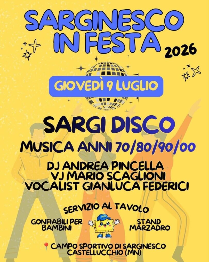 Locandina Sarginesco in festa