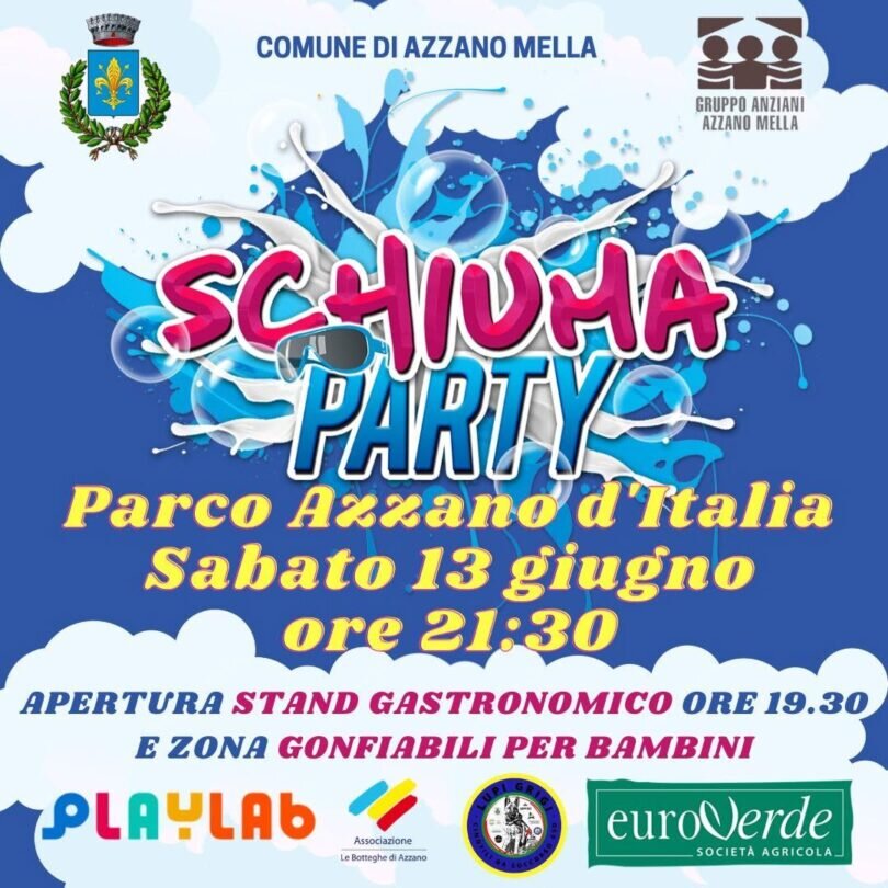 Locandina Schiuma party