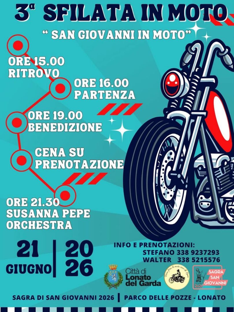 Locandina Sfilata in moto