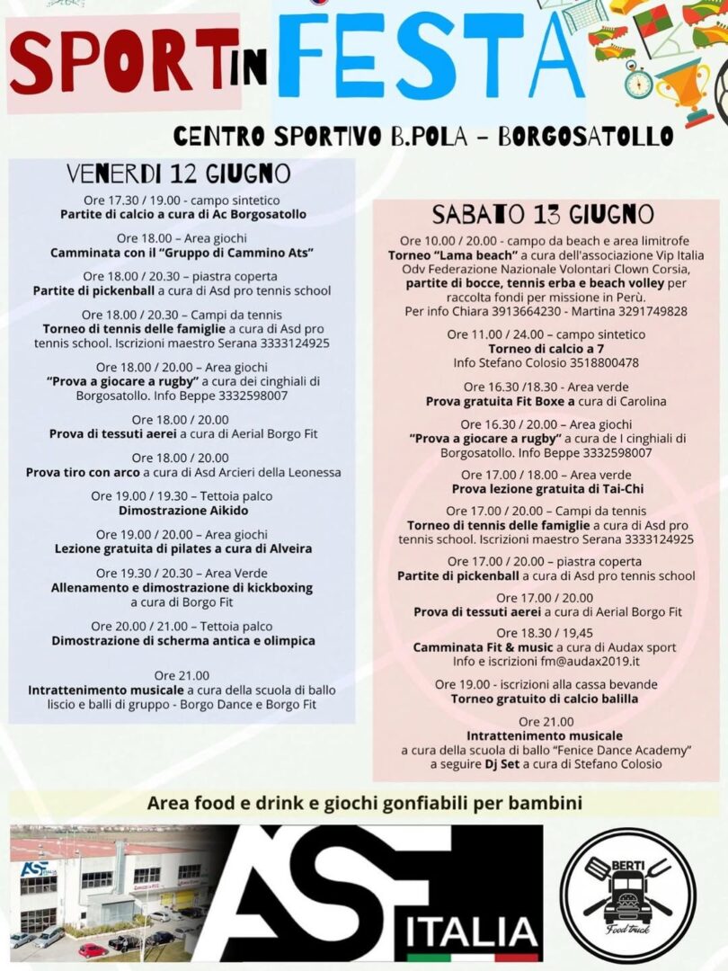 Locandina Sport in Festa