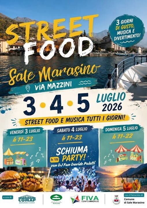 Locandina Street Food a Sale Marasino