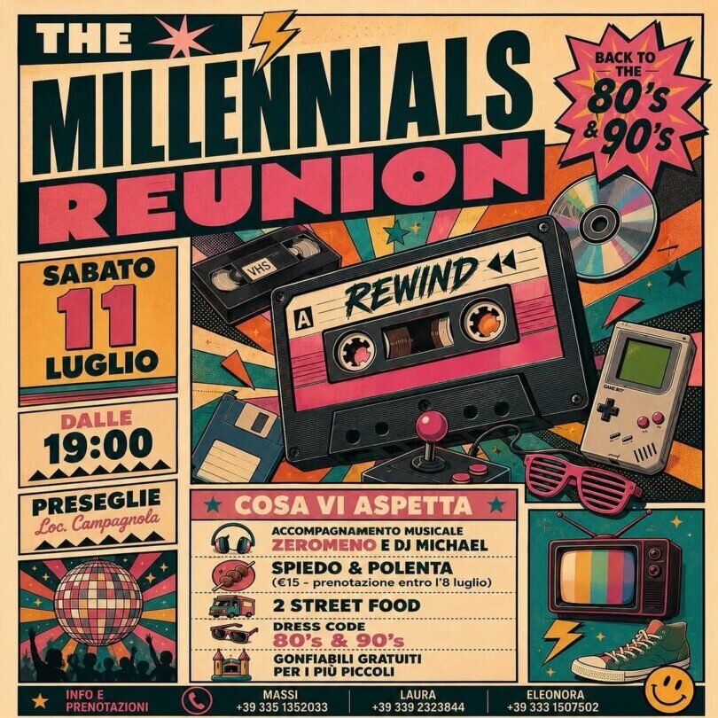 Locandina The millennials reunion