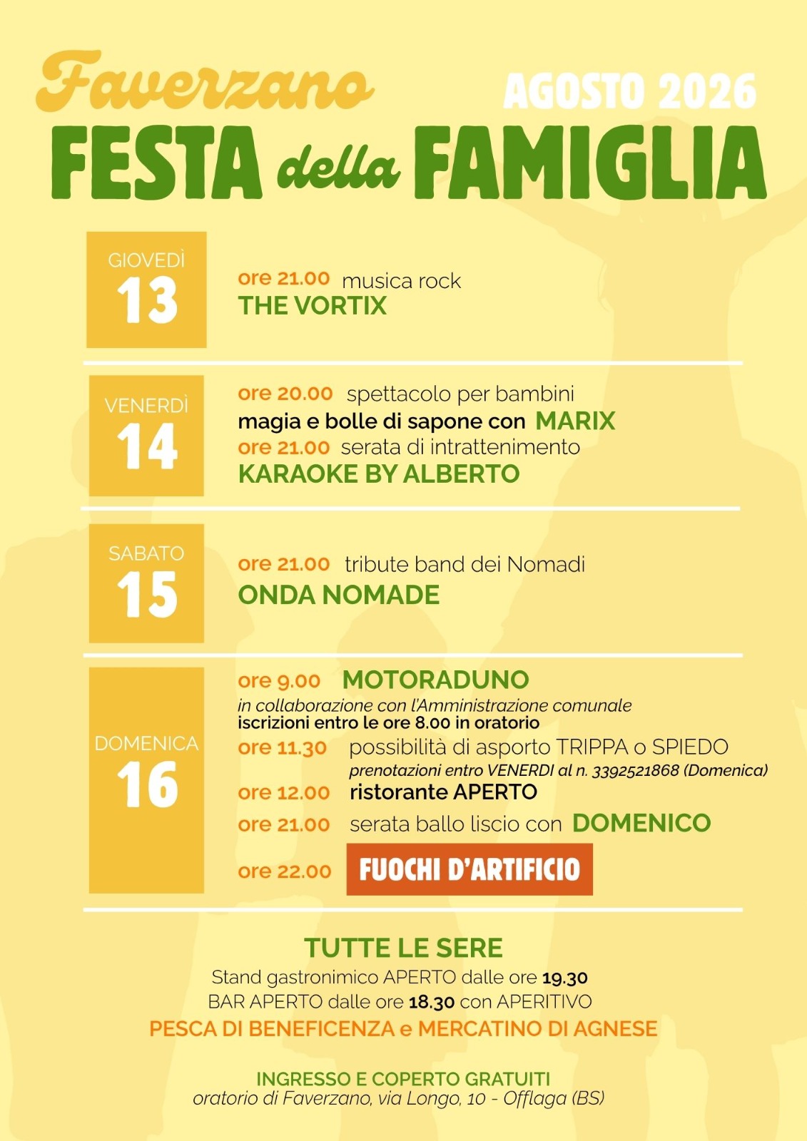Locandina Festa della famiglia
