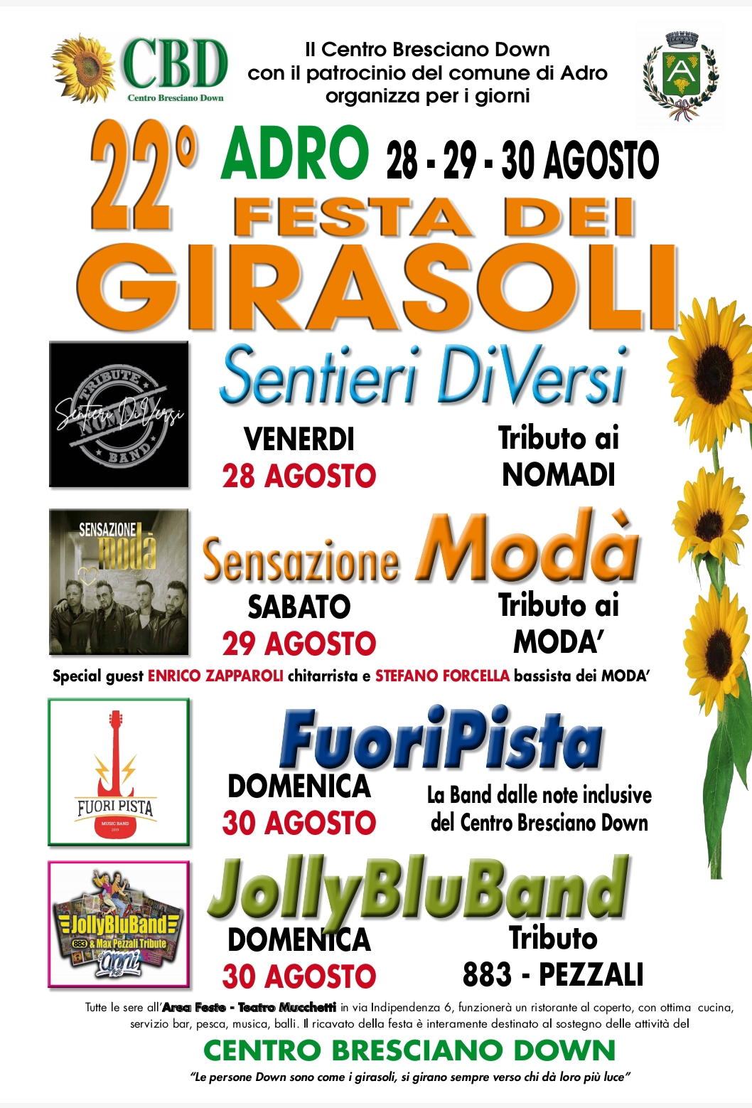 Locandina Festa dei girasoli