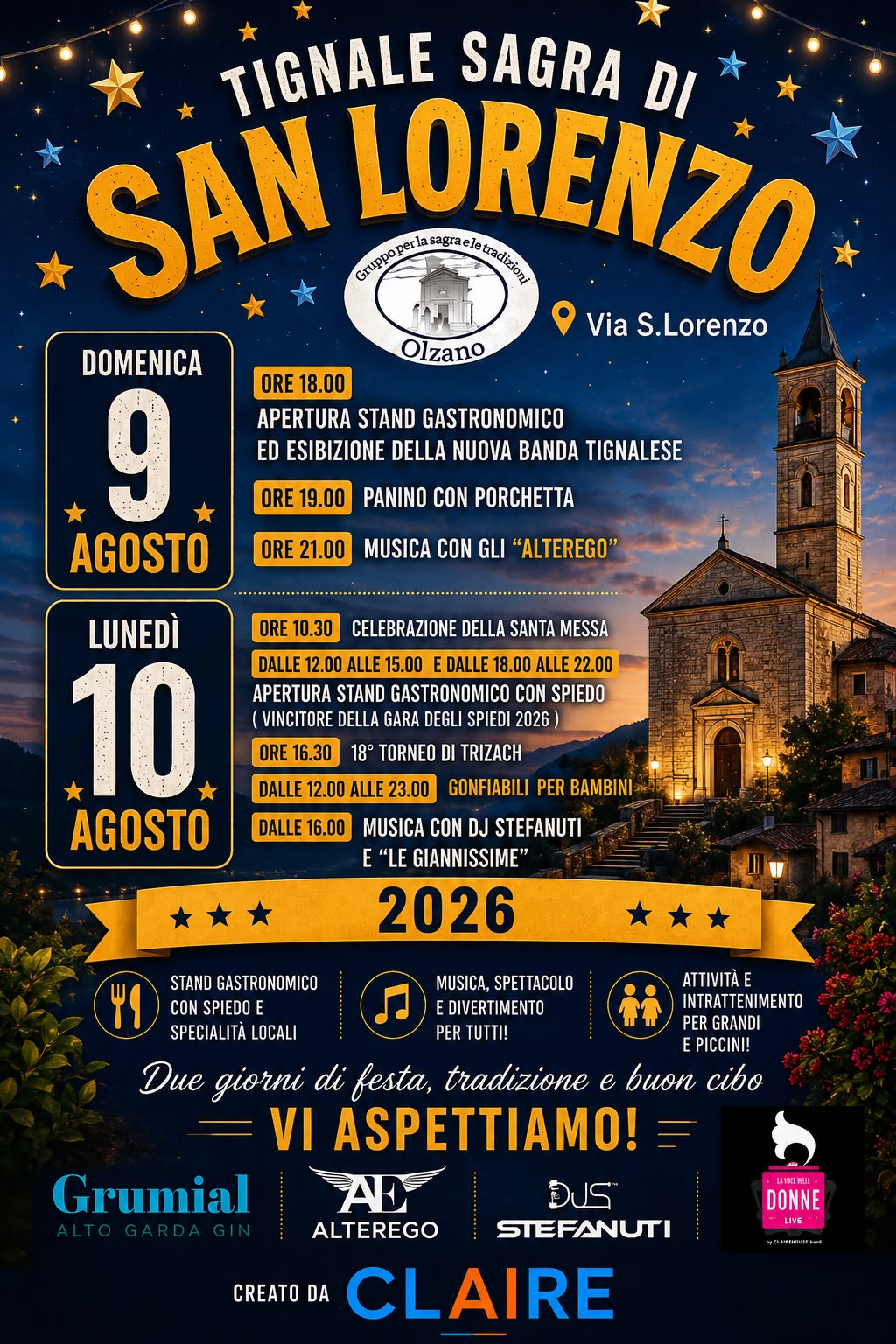 Locandina Sagra di san Lorenzo