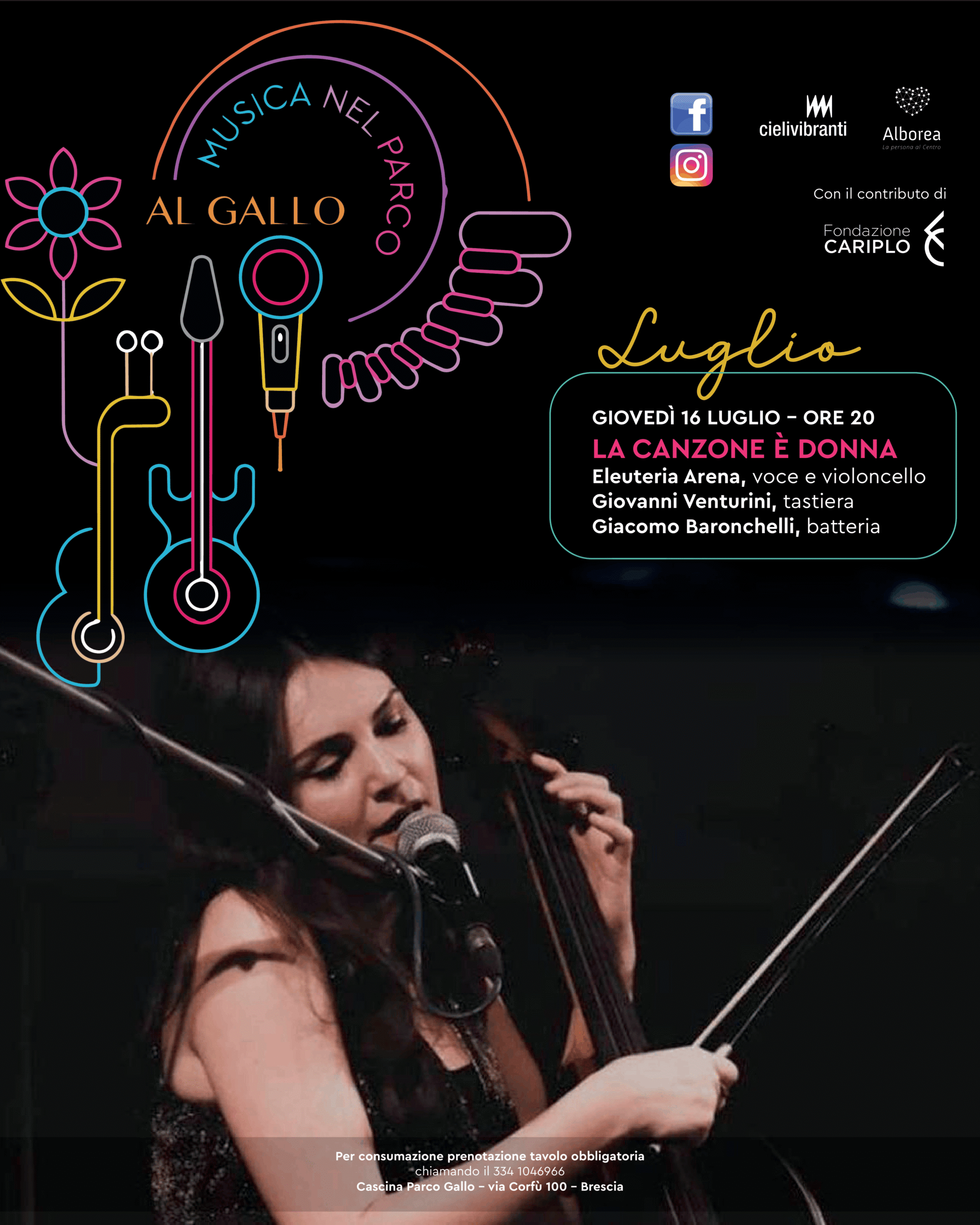 Locandina La canzone è donna