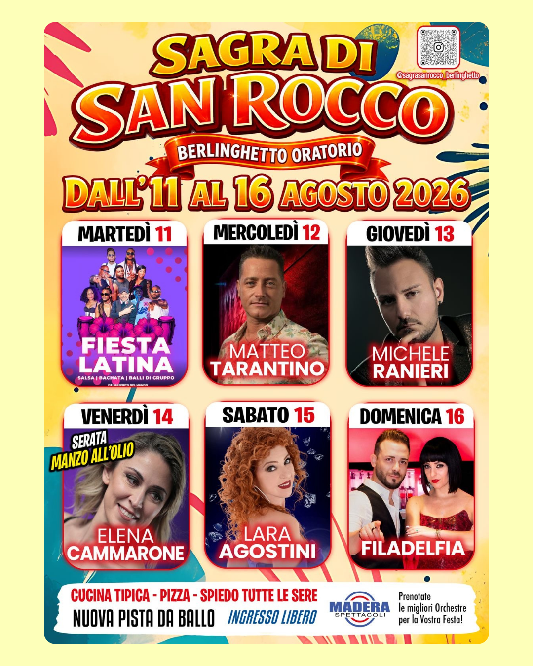 Locandina Sagra di San Rocco