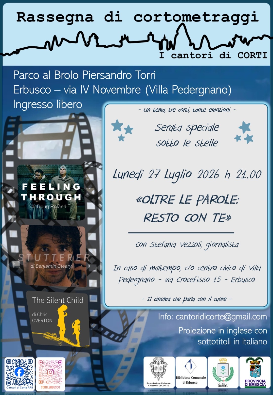 Locandina Rassegna di Cortometraggi