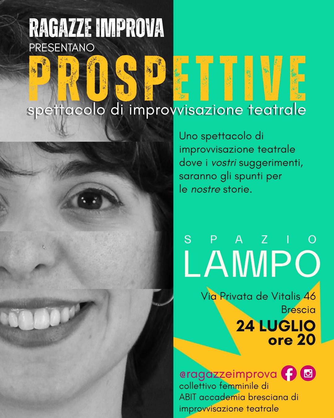 Locandina Spettacolo di improvvisazione teatrale