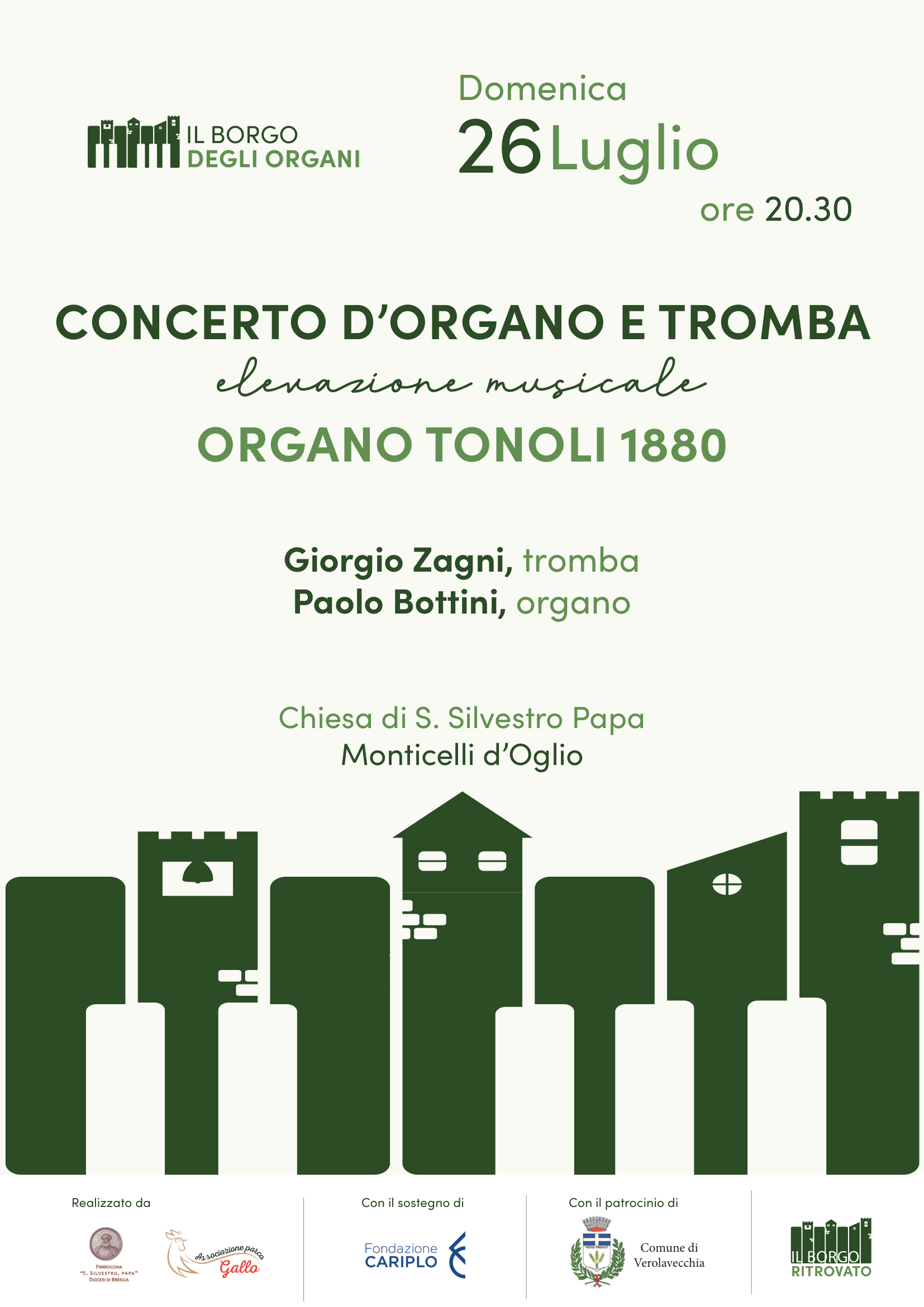 Locandina Concerto d'organo e tromba
