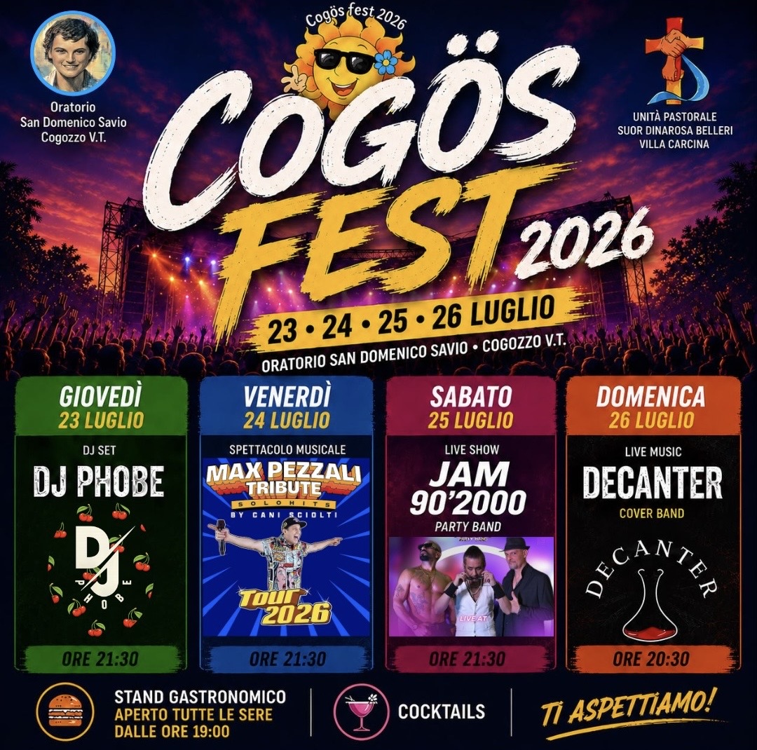 Locandina Cogös fest
