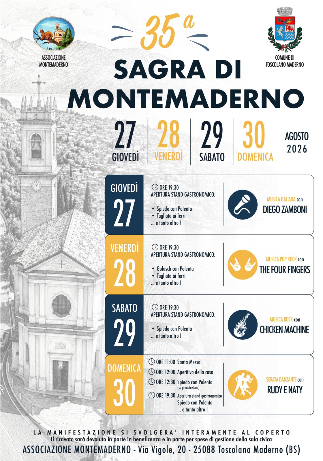 Locandina 35ª sagra di montemaderno