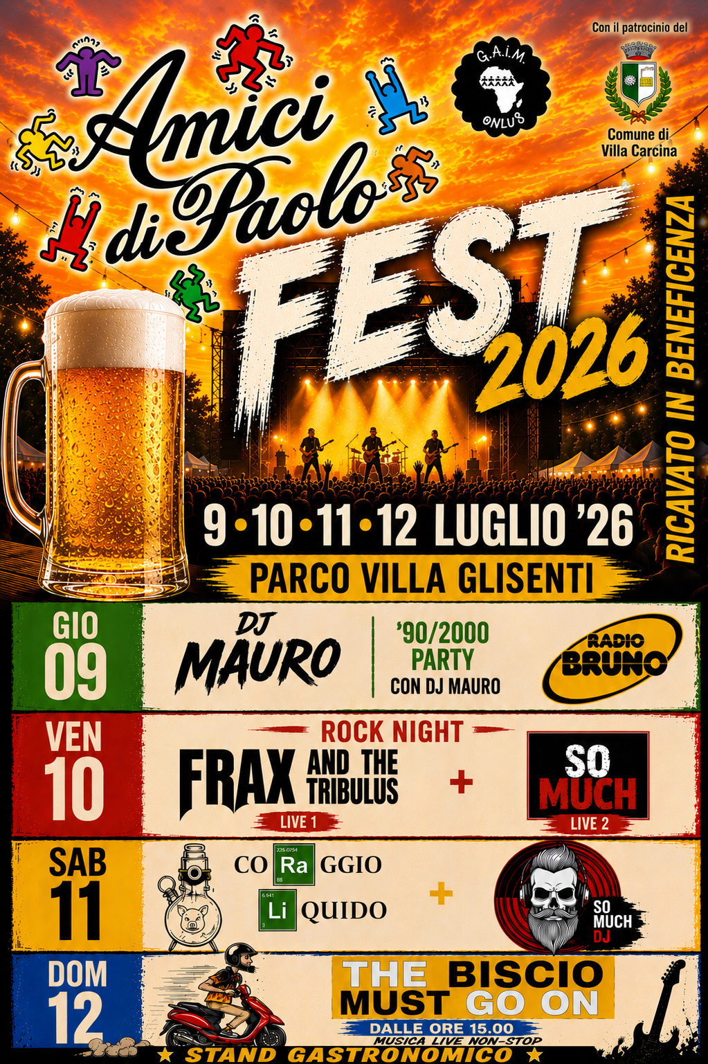 Locandina Amici di Paolo fest