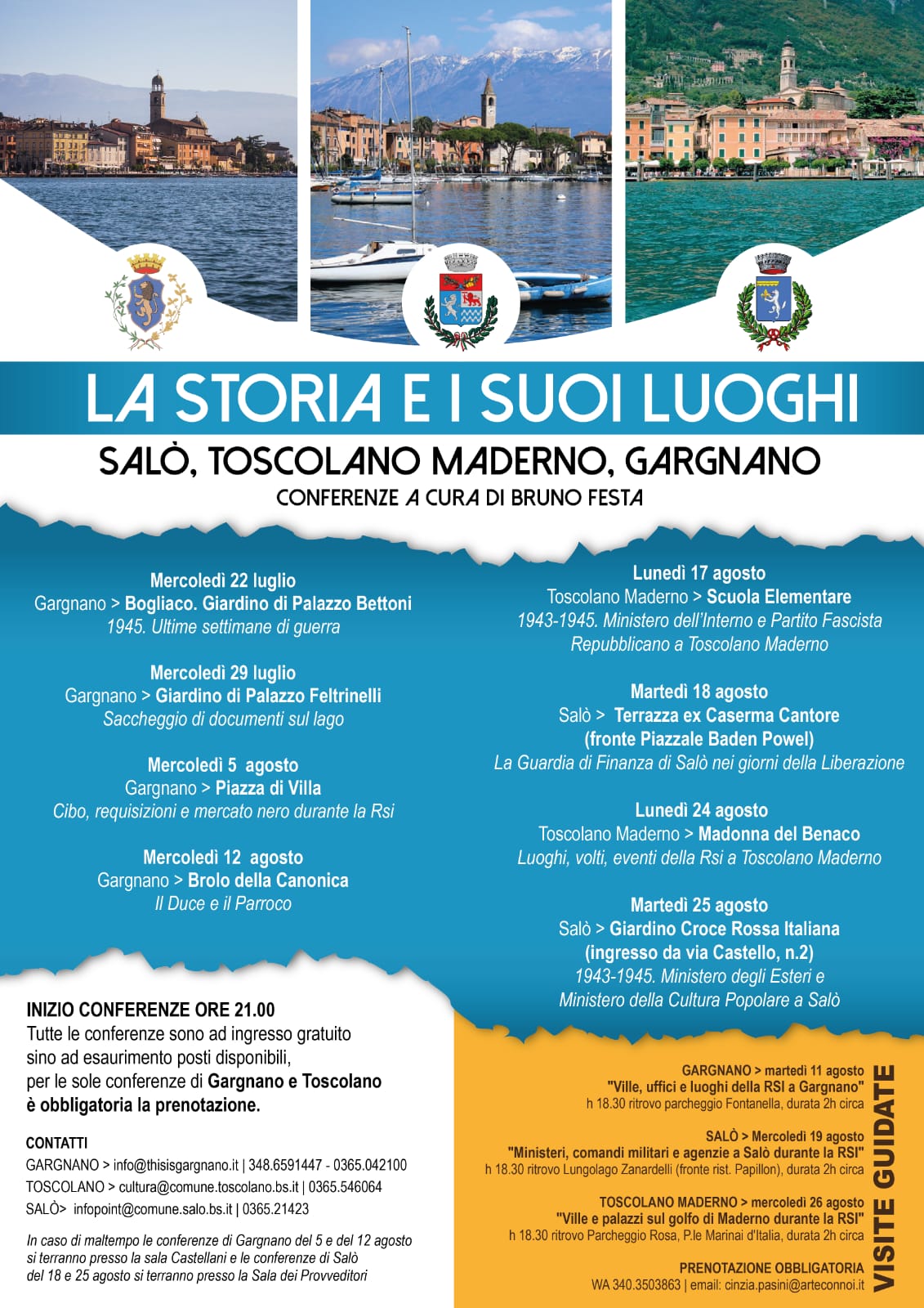 Locandina La storia e i suoi luoghi