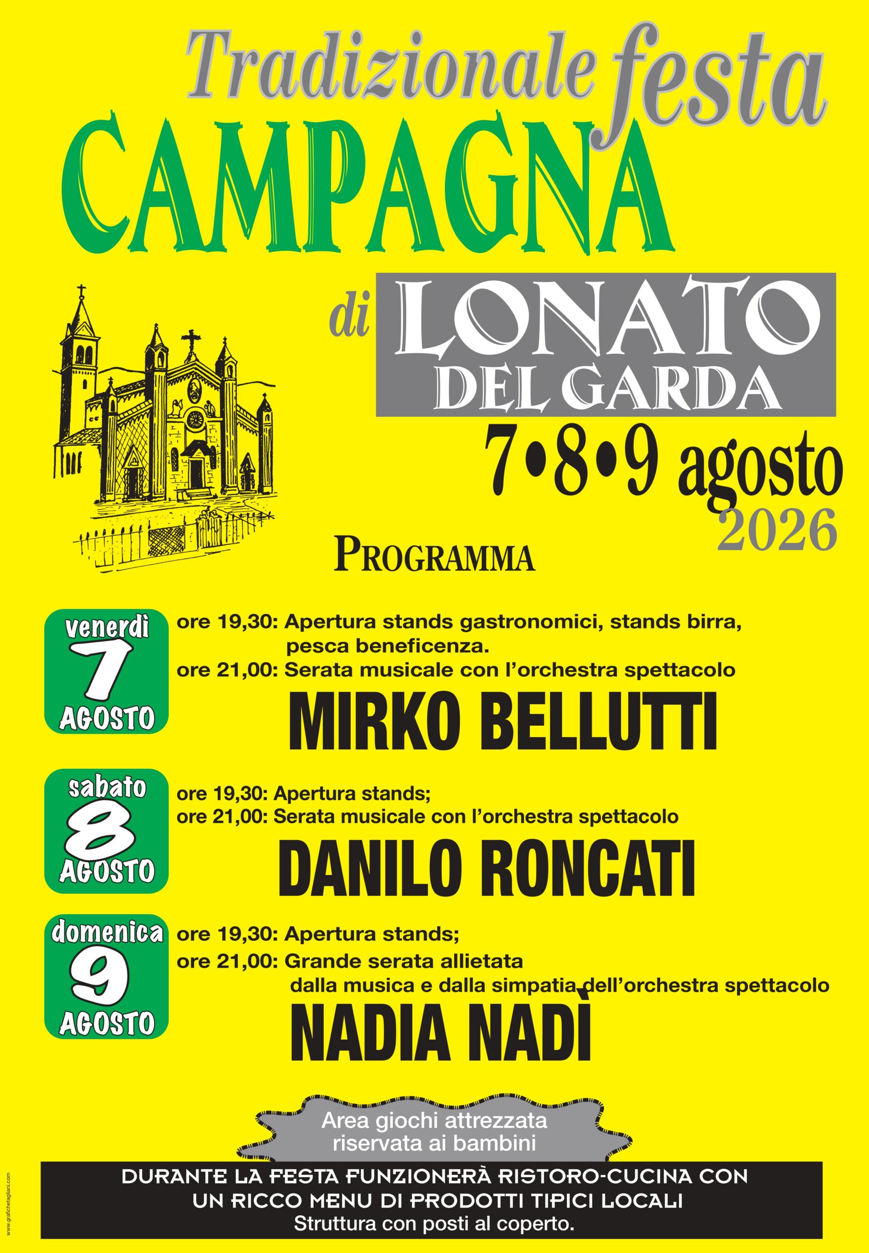Locandina Festa di campagna a lonato del garda