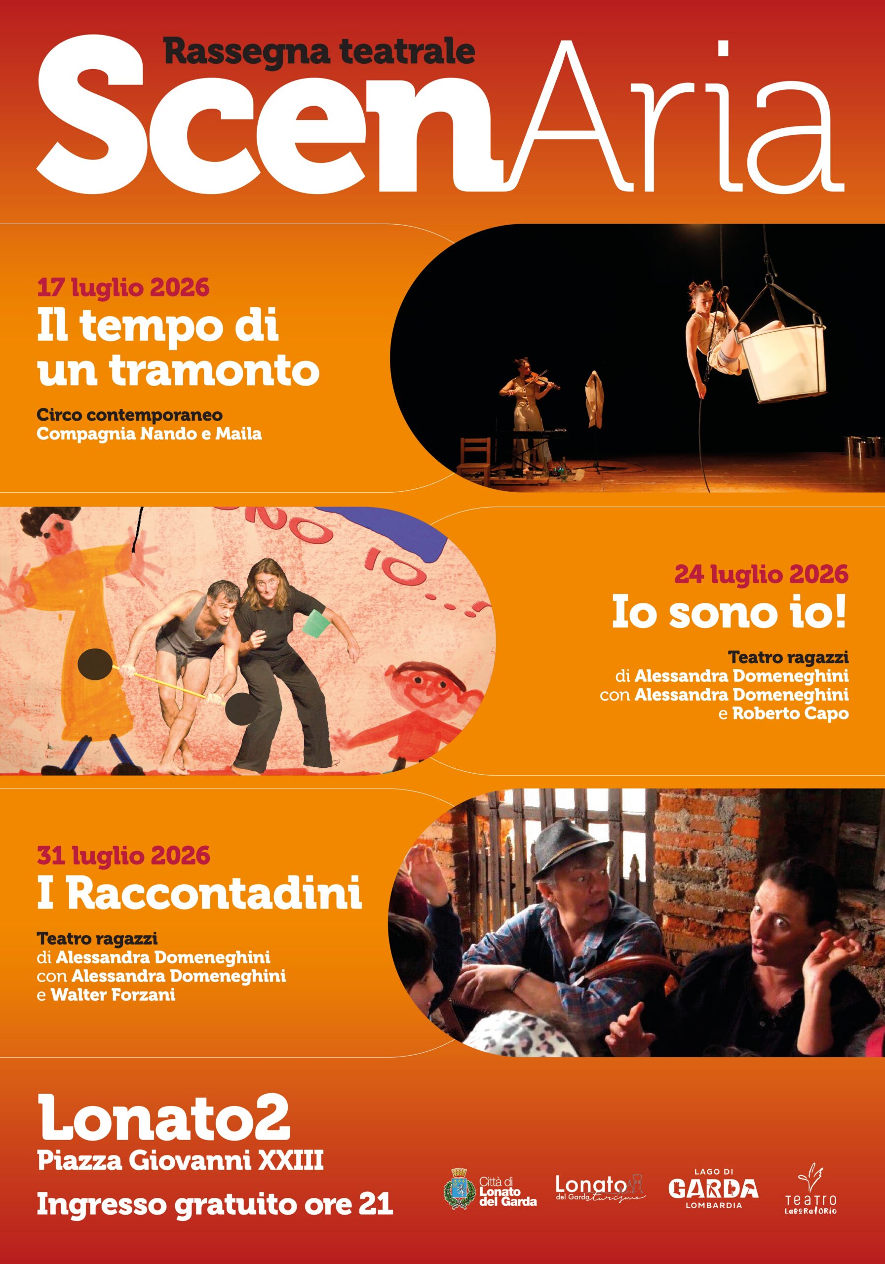 Locandina Rassegna teatrale scenaria