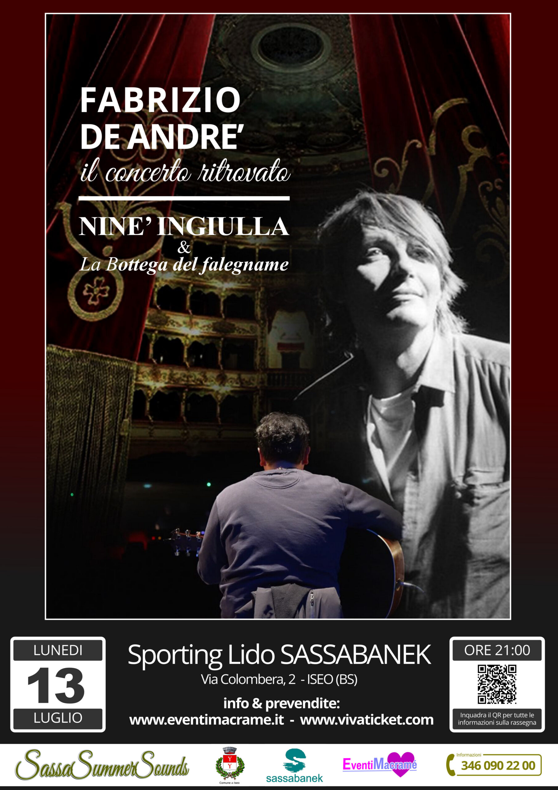 Locandina Fabrizio de Andrè