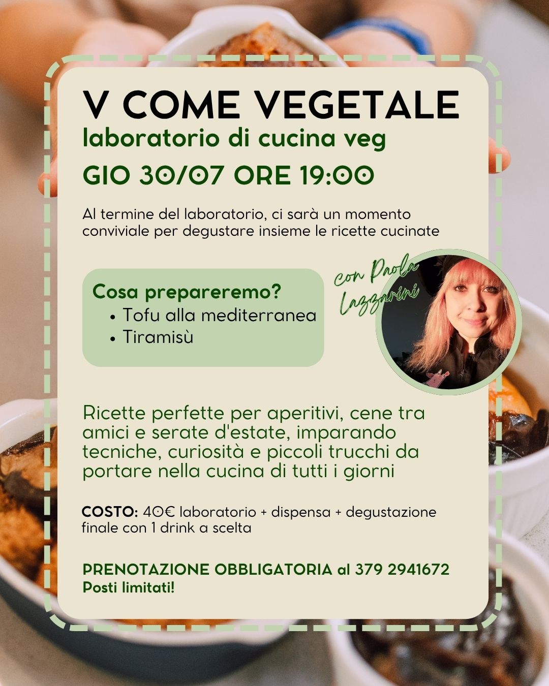Locandina V come vegetale