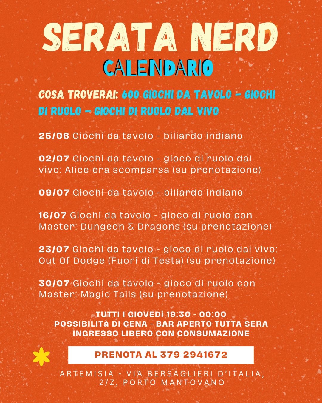 Locandina Serata Nerd