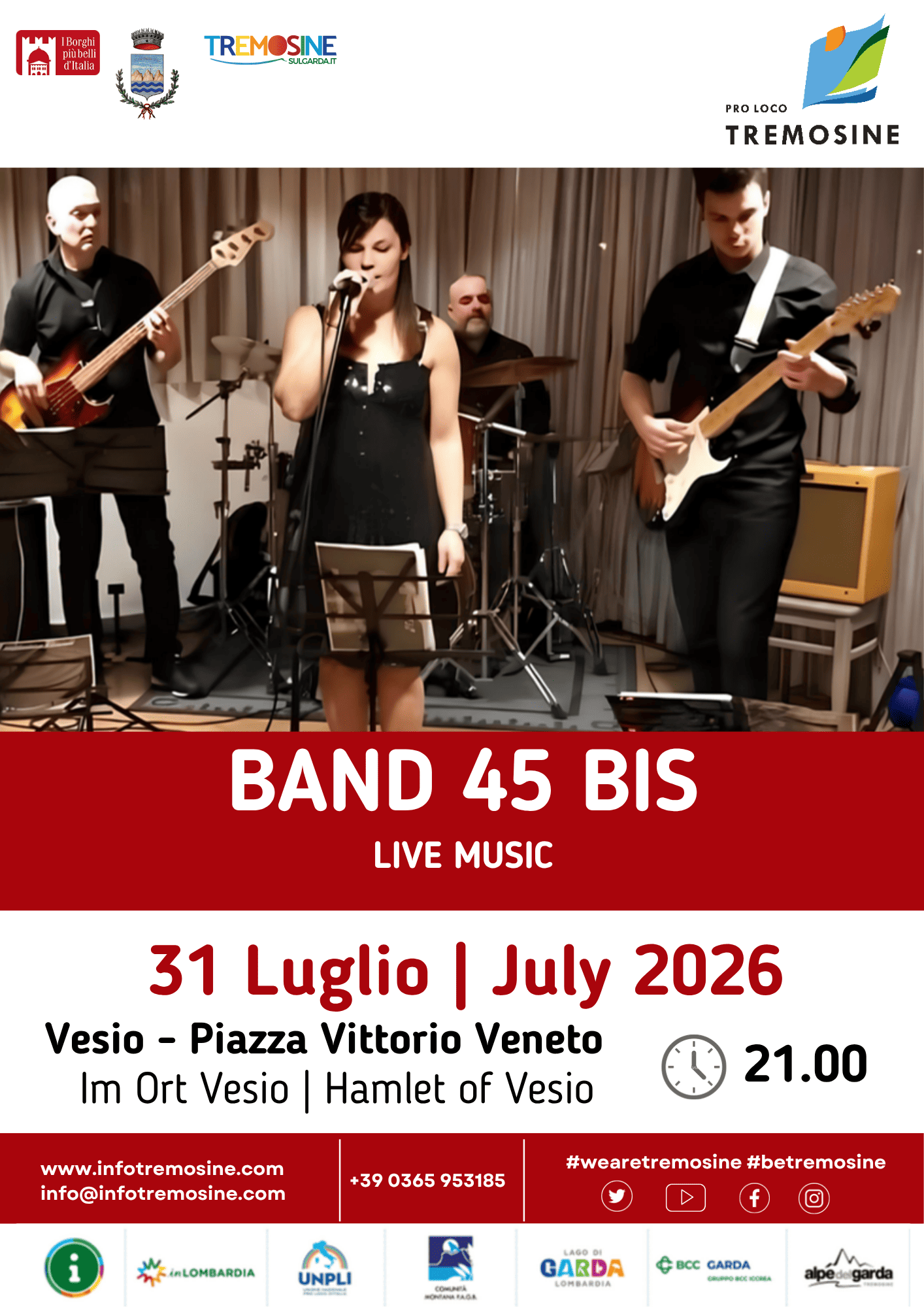 Locandina Band 45 bis