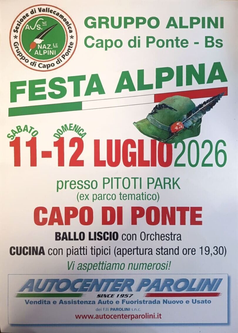 Locandina Festa Alpina a Capo di Ponte