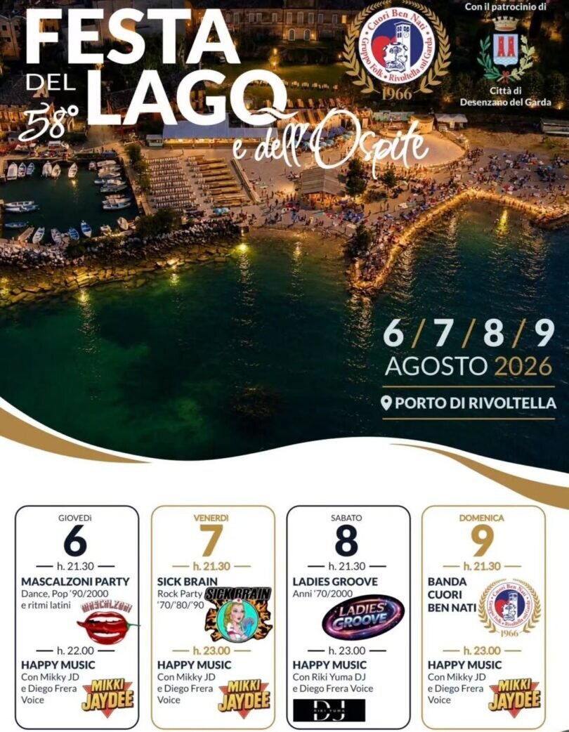 Locandina Festa del lago e dell'ospite