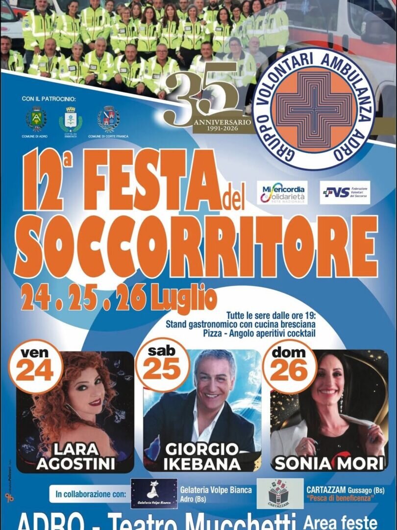 Locandina Festa del Soccorritore
