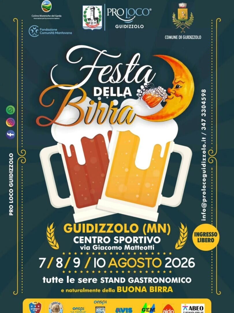 Locandina Festa della Birra di Guidizzolo