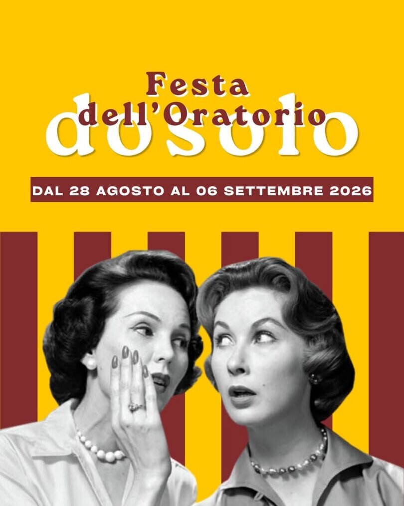 Locandina Festa dell’oratorio di Dosolo